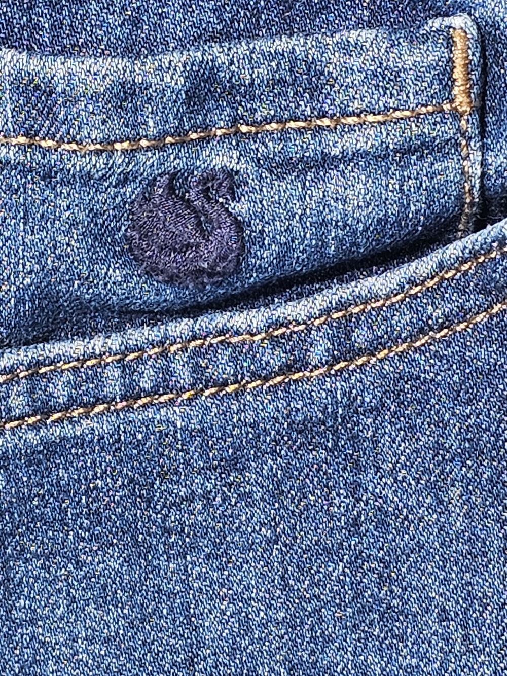 Gloria Vanderbilt Blue Wide Leg Flare Jeans - Picture 5 of 5